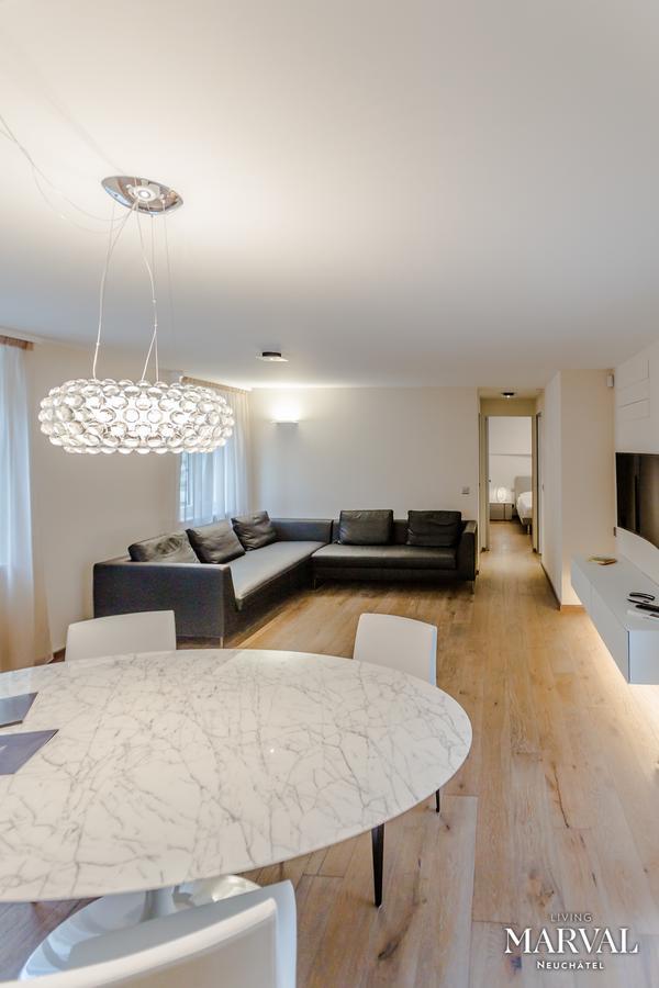 Aparthotel Les Galeries Marval à Neuchâtel Extérieur photo
