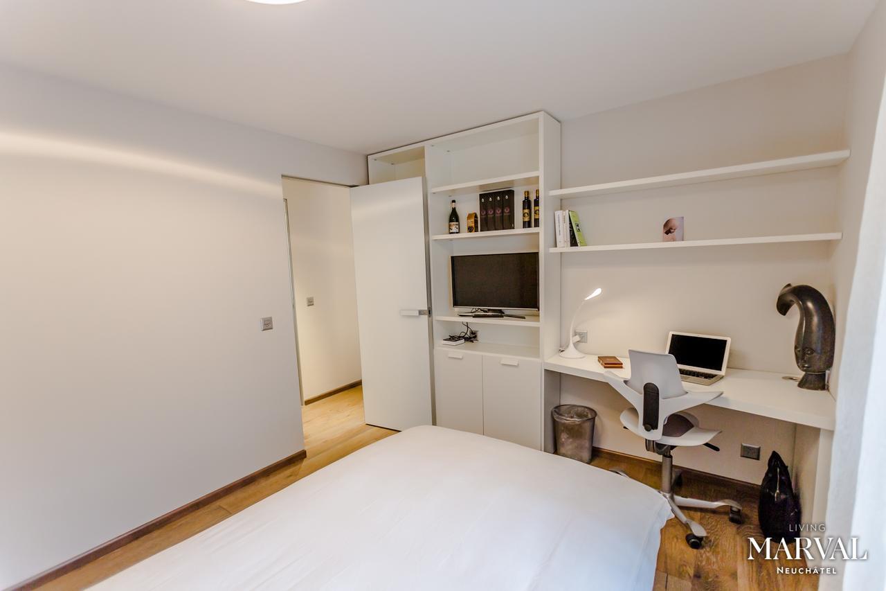 Aparthotel Les Galeries Marval à Neuchâtel Extérieur photo